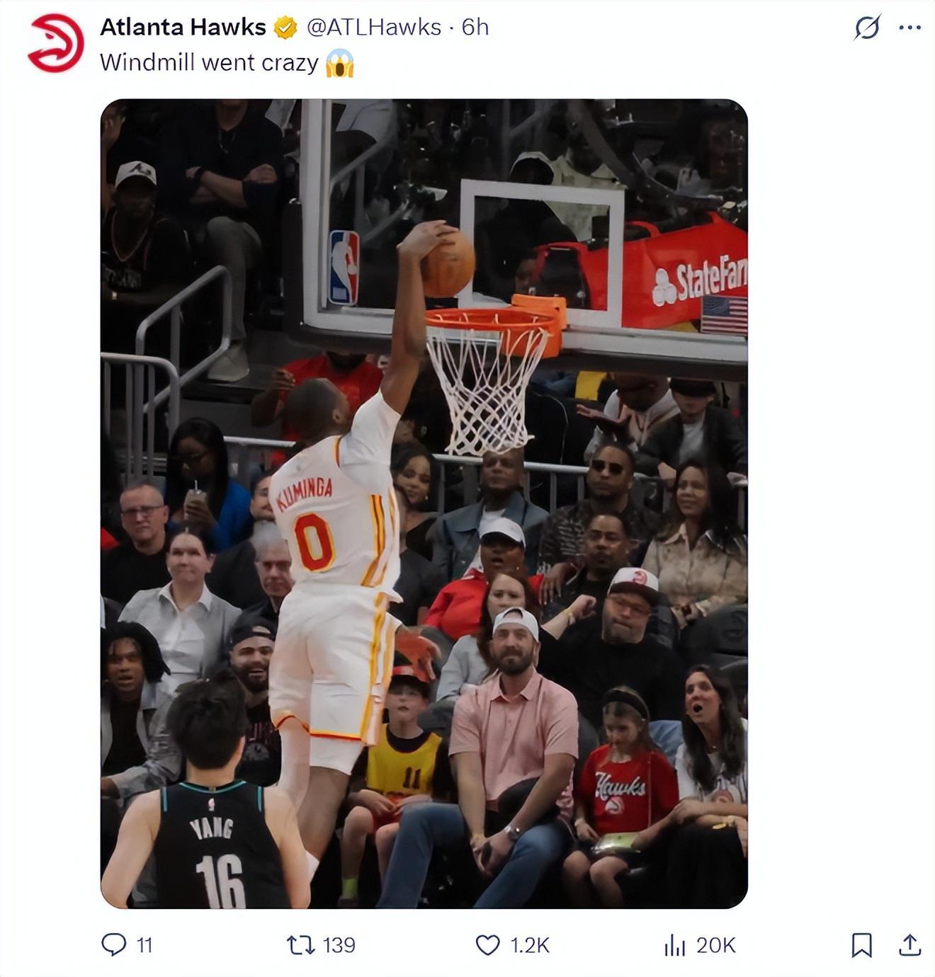 星空体育官网-科尔功勋篮球成笑柄!库明加三战31中21登场全胜 老鹰解说讽勇士