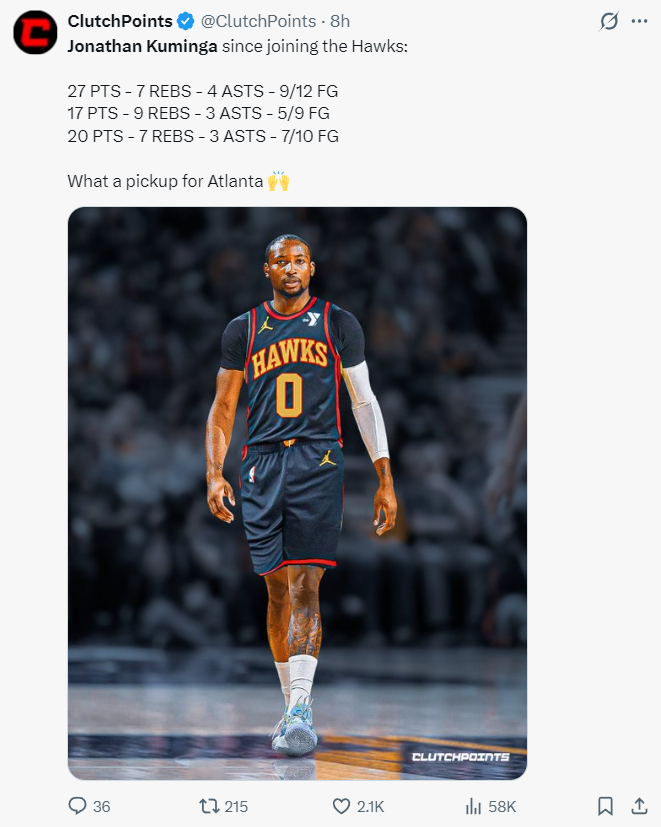 星空体育官网-科尔功勋篮球成笑柄!库明加三战31中21登场全胜 老鹰解说讽勇士